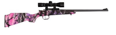 Keystone Sporting Arms Crickett .22LR 16.1" Bbl 1rd Muddy Girl Camo w/ Scope - $215.13