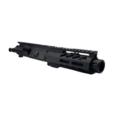 KG Micro Mayhem 5.56 or 300 AAC Blackout or Micro Baba Yaga 7.62x39 M-LOK 5" Pistol Upper W Adjustable Gas Block and Flash Cone - $219.99