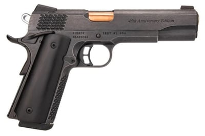 Kimber 1911 45th Anniversary Limited Edition Full Size .45 ACP 5" 8rd Titanium Nitride Distressed w/ Black Horn Grip - $1023.99 