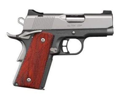 Kimber 1911 CDP II Ultra .45 ACP 3" 7rd Semi-Auto Pistol, Aluminum Frame, Rosewood Grips - $1112.99 (Free S/H on Firearms)