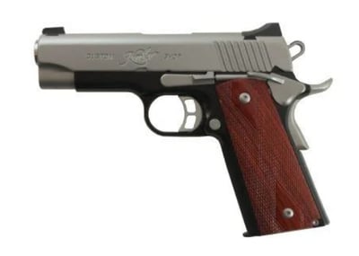 Kimber 1911 Pro CDP II .45 ACP 4" Match BBL 7rd Semi-Auto Pistol, Two Tone, Rosewood Grips - $1058.94 (Free S/H on Firearms)