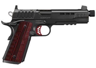 Kimber 1911 Rapide Heat .45 ACP 5" Threaded Barrel 8rd Pistol, Optic Ready, G10 Grips, Black - $1329.99 (Add to Cart for Best Price)