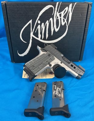 USED Kimber Micro 9 Rapide 9mm 3.15" barrel 7 Rnds Two-Tone - $629.99 
