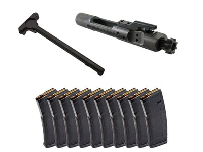 Toolcraft Phosphate 5.56 Full-auto Mpi Bcg W/mil-spec Charging Handle & 10 Magpul Pmag 30rd 5.56x45 Magazines - $179.99 