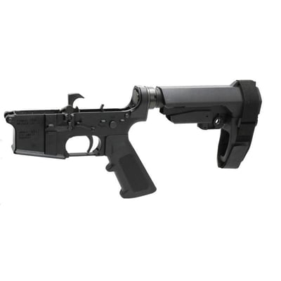 Konza AR15 Complete SB3 Brace Lower W Super Safety - $279.99