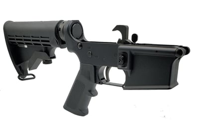 Konza AR15 Assembled Lower With Compact Stock - $99.99
