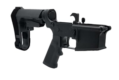 Konza Guns AR15 Pistol Complete Lower With SB Tactical SB3 Brace - $179.99
