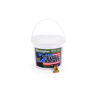 Remington UMC 9mm 115 Gr FMJ Range Bucket 350 rounds - $92.69 
