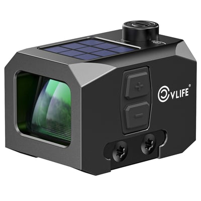 47% off CVLIFE BearMight Solar Enclosed Green Dot Sight for ACRO, 3 MOA Dot with Auto-Brightness & Motion Awake, 5000G Shockproof for Compact Pistols, Includes Adapters for RMR/RMS/RMSc/Picatinny w/code Z8Y4Z6DL - $105.99 + FREE Shipping