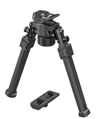 50% off CVLIFE Adjustable Rifle Bipod with Adapter Compatible with M-Rail and Sling Stud for Hunting w/code PB29LKX5  + FREE Shipping