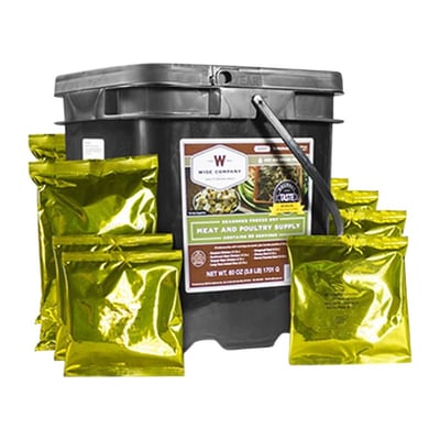 WISE FOODS - 240 Serving Gourmet Freeze Dried Meat Grab and Go Food Kit - $749.99 shipped after code "L6V"