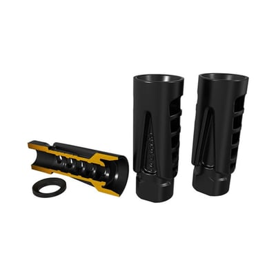 HIPERFIRE - HIPERCOMP 9mm Compensator 1/2-28 Steel Black - $88.99