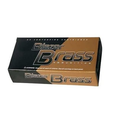 CCI Blazer Brass 9mm 115-gr FMJ 50 Rnds - $16.99