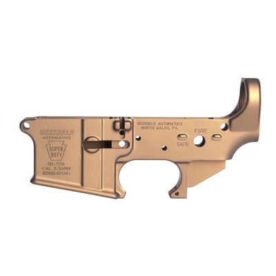 Geissele Automatics LLC AR-15 Stripped Super Duty Lower Receiver (FDE) - $136.99 
