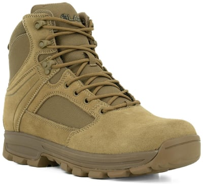 LA Police Gear Men's Sector Coyote 6" Side-Zip Duty Boot, Coyote Brown - $54 ($4.99 S/H over $125)