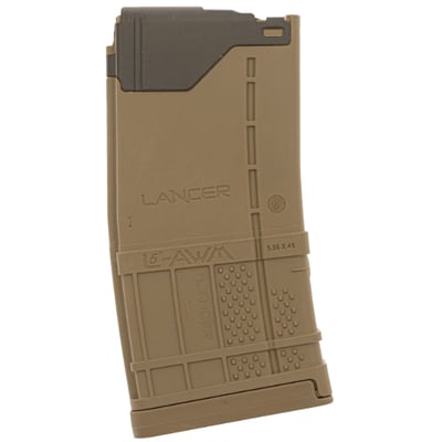 Lancer L5 Gen 2 AR-15 .223 / 5.56 20-Round Advanced Warfighter Magazine FDE - $14.99 