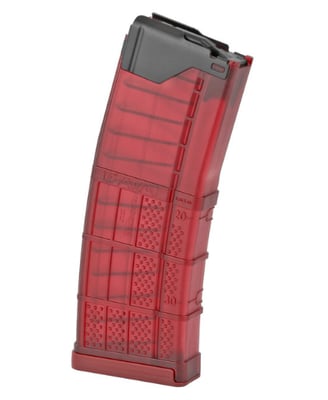 Lancer L5AWM AR-15 30-Round Translucent Red Magazine - $11.99 