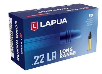Lapua Long Range Rimfire Ammunition .22 LR 40gr RN 1106 fps 50 Rounds - $19.99 ($14.99 flat rate shipping)