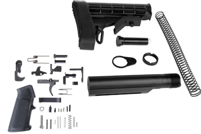AR15 Lower Build Kit with Trinity Force LE Stock - $65.99 + Free Shipping