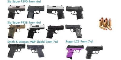 Most Popular 9mm Concealed Carry Handguns