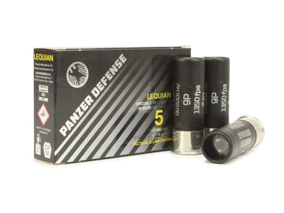 Panzer Defense Lequian Tactical & LE 12 Gauge 2.75" 1-3/16 oz 00 Buckshot 250 Rounds - $154.46 + FREE Shipping w/code "FREESHIPPING5P"