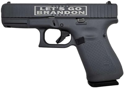 Glock G45 9mm Pistol 4" Barrel Gray 17rd "Let's Go Brandon" Cerakote - $584.99
