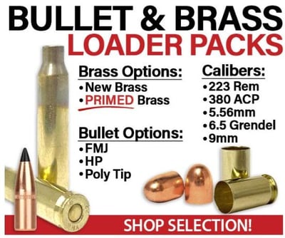 Bullets And Brass Loaded Packs @ Midsouth Shooters Supply