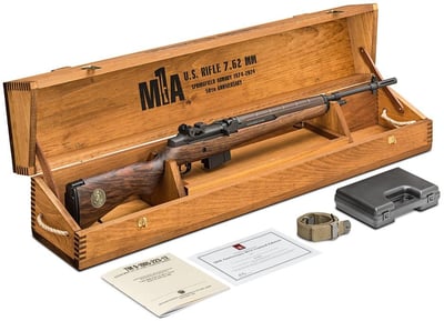 SPRINGFIELD ARMORY M1A 50Th Anniversary .308 Win 22in 10rd Walnut Semi-Automatic Rifle (MA910250TH) - $2499.99 