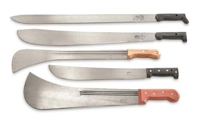 5 New Assorted Colombian Military Surplus Machete Knives - $24.29 (Buyer’s Club price shown - all club orders over $49 ship FREE)