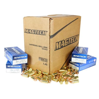 Magtech 9MM, 115 GR FMJ, 1,000 RD Case - $199.99 