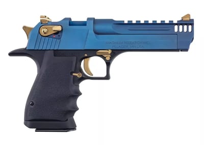 Magnum Research Desert Eagle L5 .50 AE 5" Barrel 7rd Black & Carbo Blue - $2355.92 (Add to Cart for Best Price) 