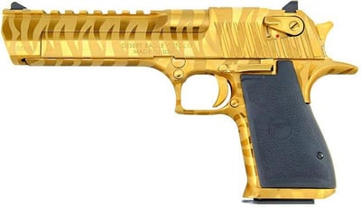 Magnum Research Desert Eagle MK19 Gold Tiger Stripes .44 Mag 6" Barrel 8-Rounds - $2999.99 