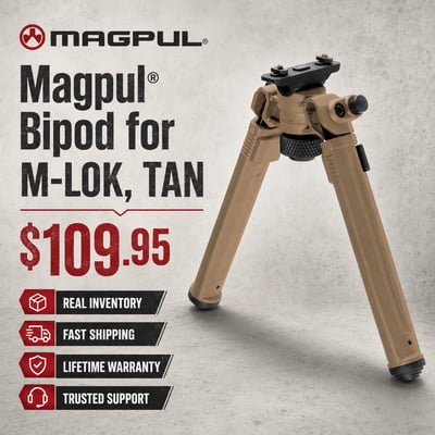 Magpul Bipod for M-LOK, TAN - $109.95