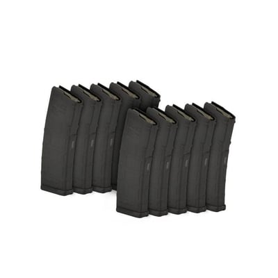 10 pack Magpul PMAG AR-15 .223 / 5.56 Gen 2 MOE 30 Round Magazines - Black - $94.99 w/code "5July24" 