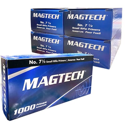 MagTech 7-1/2 Small Rifle Primers 5000 Count Case - $259.99 