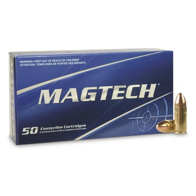 MagTech Sport Shooting 9mm 115 Grain 50-Rounds FMJ - $11.99 ($12.99 flat rate S/H)