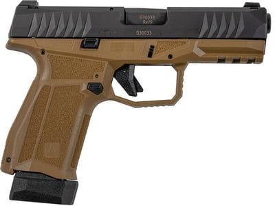 AREX DEFENSE Delta M 4" 9mm 17rd Striker Fire - FDE / Black - $264.95 (FREE Shipping on Firearms)