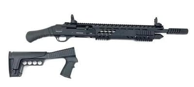 Emperor Firearms Mogul Max Ultra 12 Gauge 3" 18.5" 4+1 Semi-Auto Shotgun Black - $228.96 (Free S/H on Firearms)