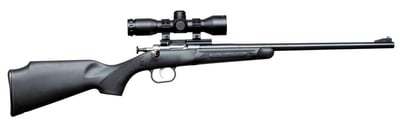 KEYSTONE Crickett 22 LR 16" Single Shot Bolt Rifle w/ Scope - Black Synthetic - $129.99  (Free Shipping over $150)