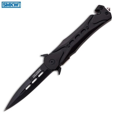 Tac-Force Rescue Stiletto Black Folding Knife - $7.99 (Free S/H over $75, excl. ammo)