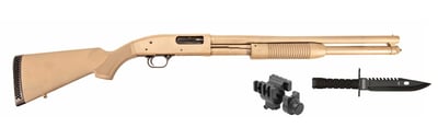 MOSSBERG Maverick 88 Security 12 Gauge 3" 20" 7+1 Pump Shotgun + WARTECH M-9 8" Bayonet - $366.76 (Free S/H on Firearms)