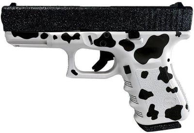 Glock 22 Cow Print White / Black .40 SW 4.49" Barrel 15-Rounds - $369.99