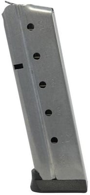 Metalform 1911 Government 9mm Stainless Steel 10-Round Extended Magazine w/ Ultra Mag Base Plate / Flat Follower - $22.99 
