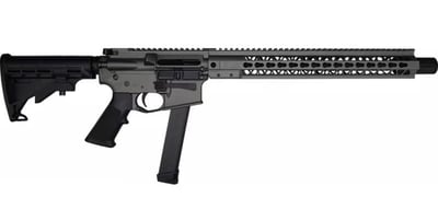 Brigade MFG BM-9 Forged 9mm AR Rifle 16", Tungsten Grey Cerakote Finish w/ One High-Capacity Glock Compatible Magazine - $649