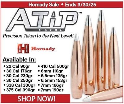 Hornady A-Tip Bullets SALE @ Midsouth Shooters Supply