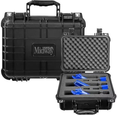 Backorder - MidwayUSA Premium Series Hard Pistol Case 3 Gun Capacity - $39.99 (Free Shipping on $100+ Orders)