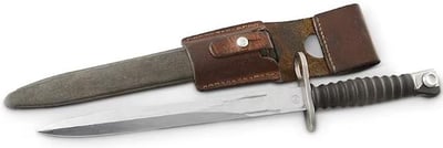 Military Surplus Swiss M57 Bayonet with Scabbard and Frog Grade 2 - $68.99 + Free Shipping (Free Shipping on $100+ Orders)