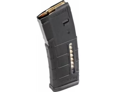 Magpul PMAG Gen M2 MOE Window AR15/M4 5.56 NATO/.233 Remington 30rd Round Polymer Black - $9.99 
