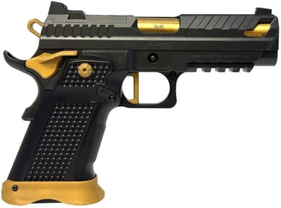 Fusion XP Pro 9mm 4" Barrel 17+1 Rds Black w/Gold Accents - $1299