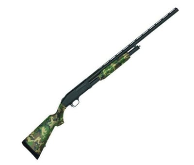 Mossberg 500 12ga 5 + 1 Capacity, 28 " Barrel Woodland Camo - $299.99 ($14.99 flat rate shipping)